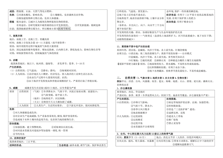 最完整的高中地理知识点打样板.doc_第2页