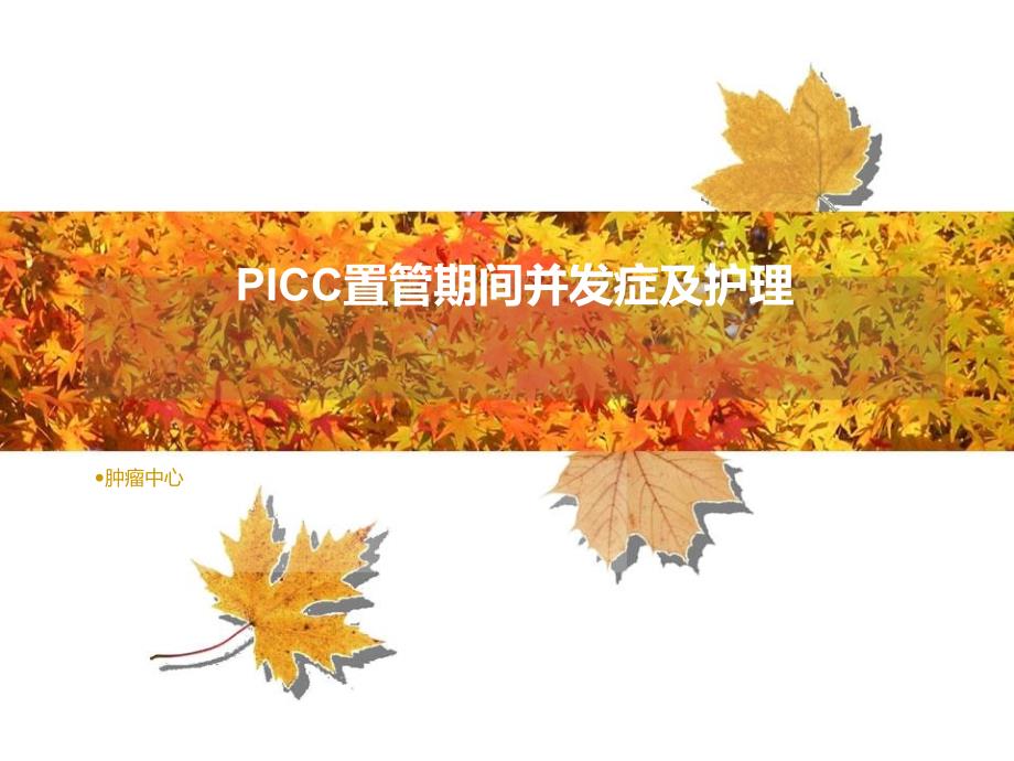 PICC置管期间的并发症及护理_第1页