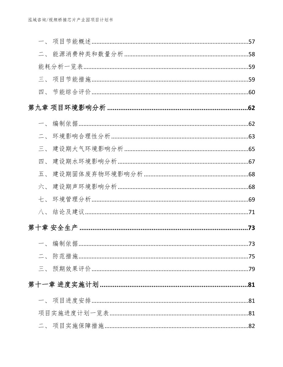 视频桥接芯片产业园项目计划书_范文_第3页