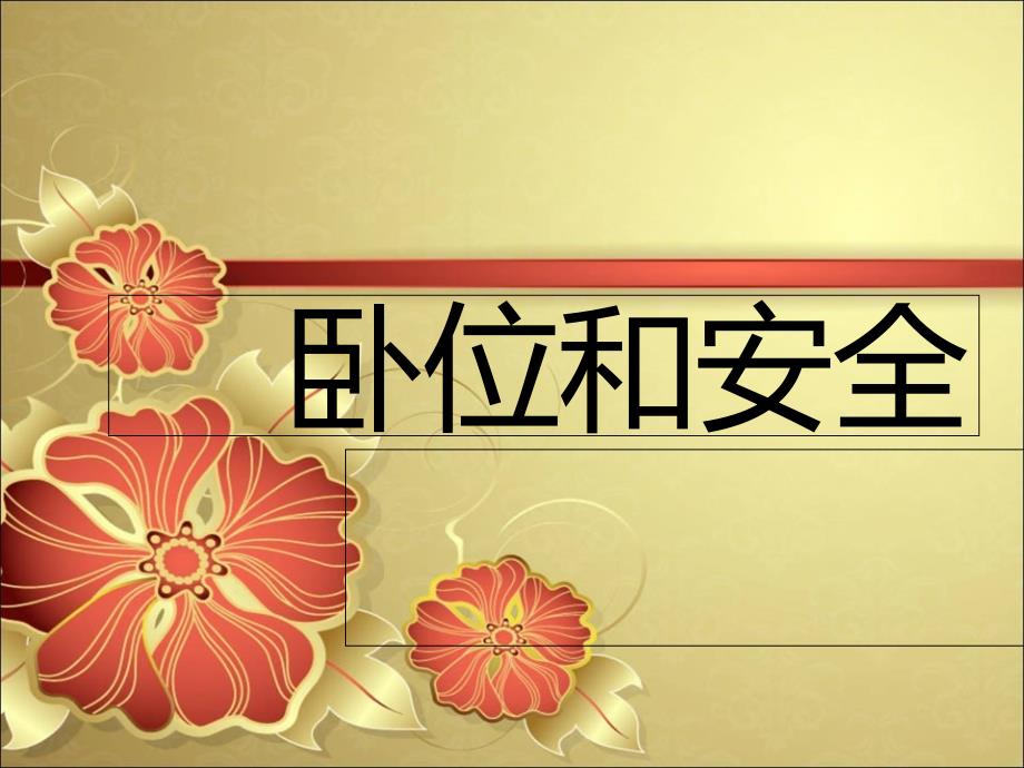 卧位和安全分析课件_第1页