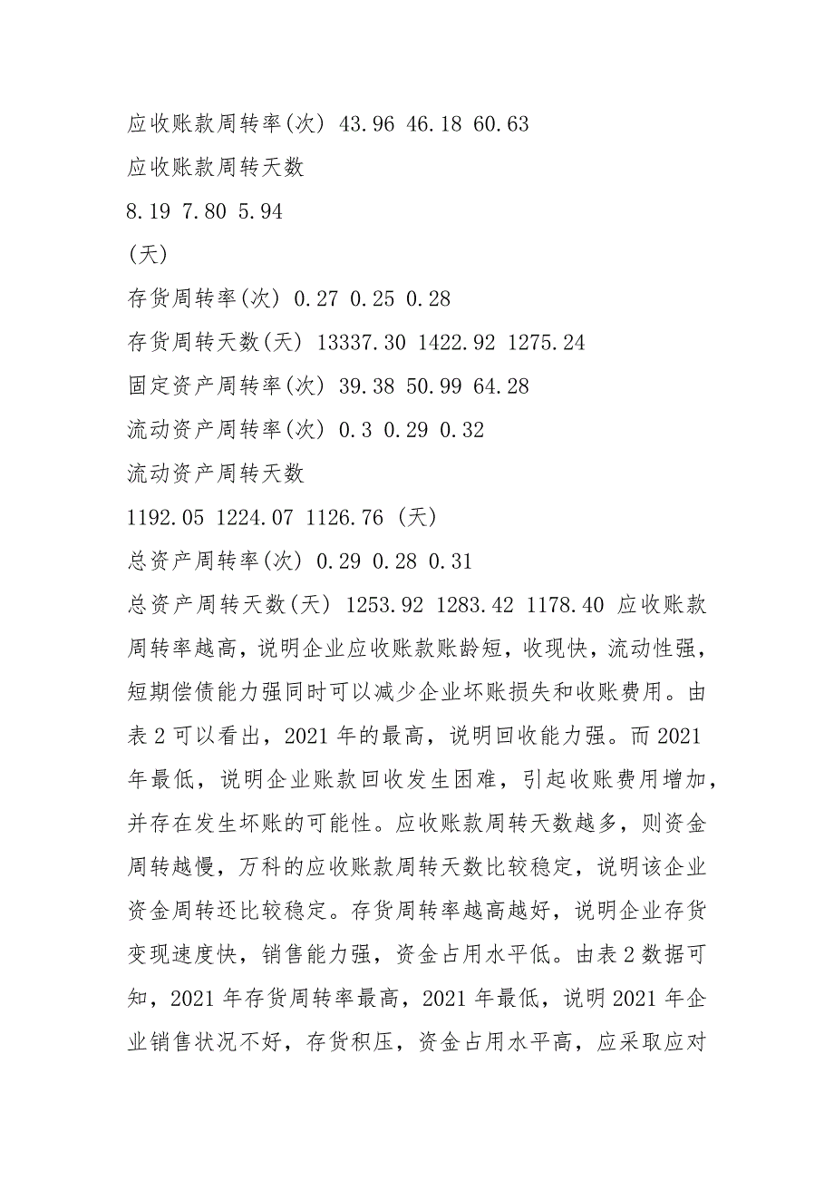 2021-2021年万科财务分析报告_第4页