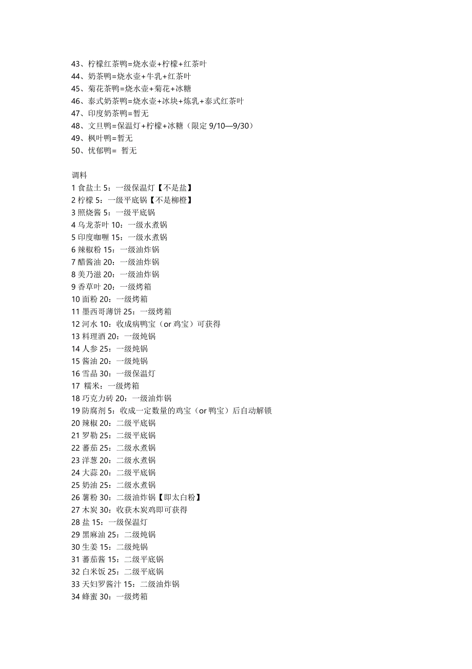 鸡宝厨房_鸡同鸭讲_2013年最新攻略.doc_第4页