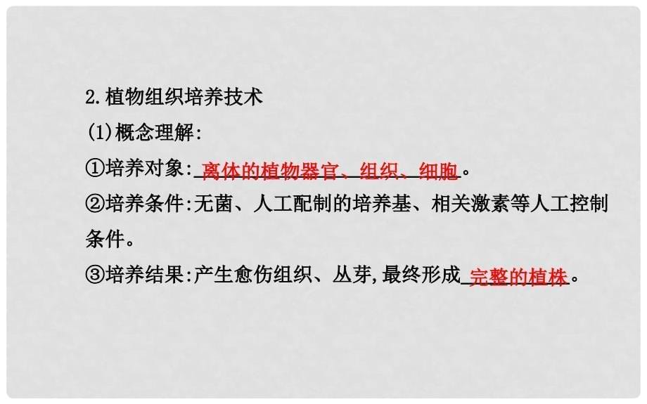 福建省高中生物 专题2 2.1植物细胞工程课件 新人教版选修3_第5页