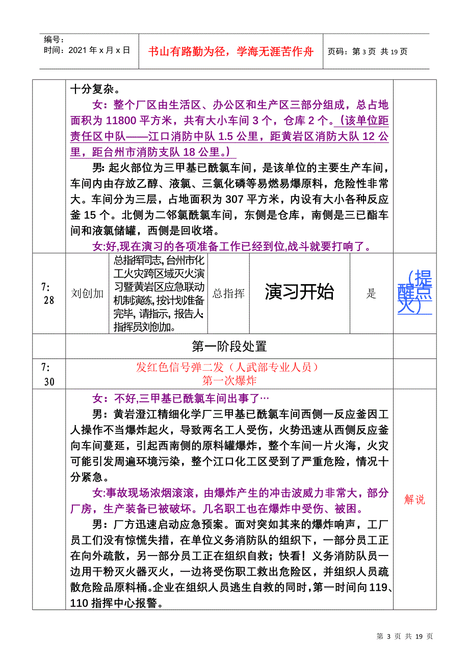 黄岩化工演习演讲稿(流程表)_第3页