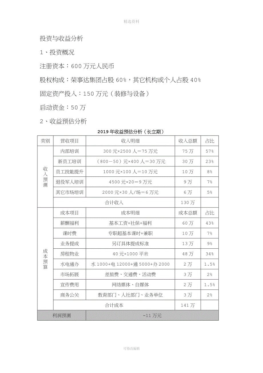 投资与收益分析.docx_第1页