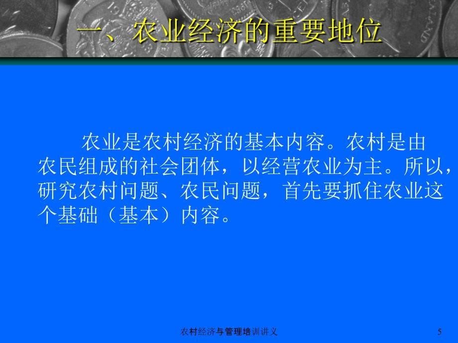 农村经济与管理培训讲义课件_第5页