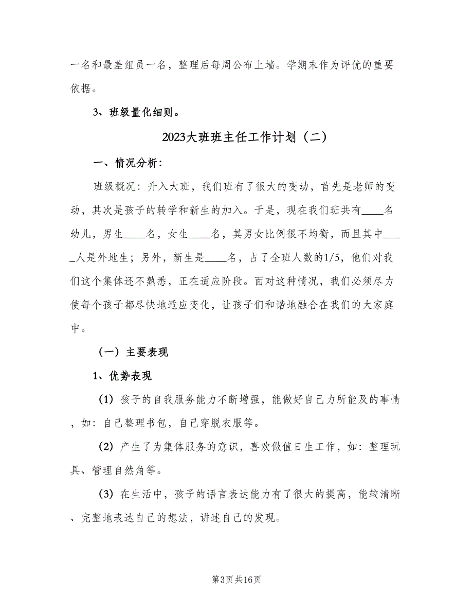 2023大班班主任工作计划（三篇）.doc_第3页