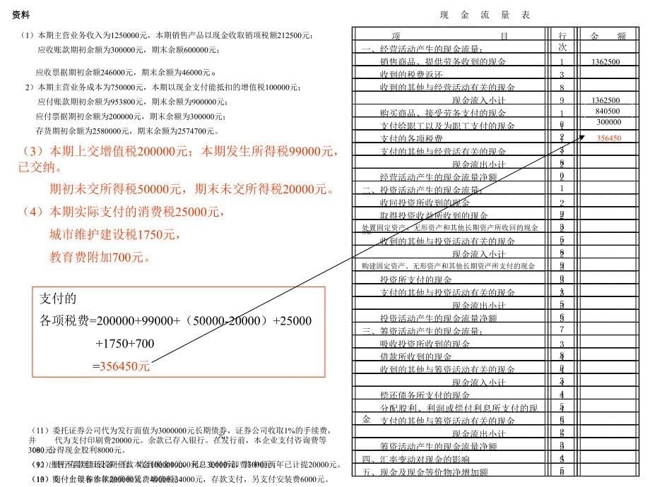 一个完整的现金流量表实例_第5页