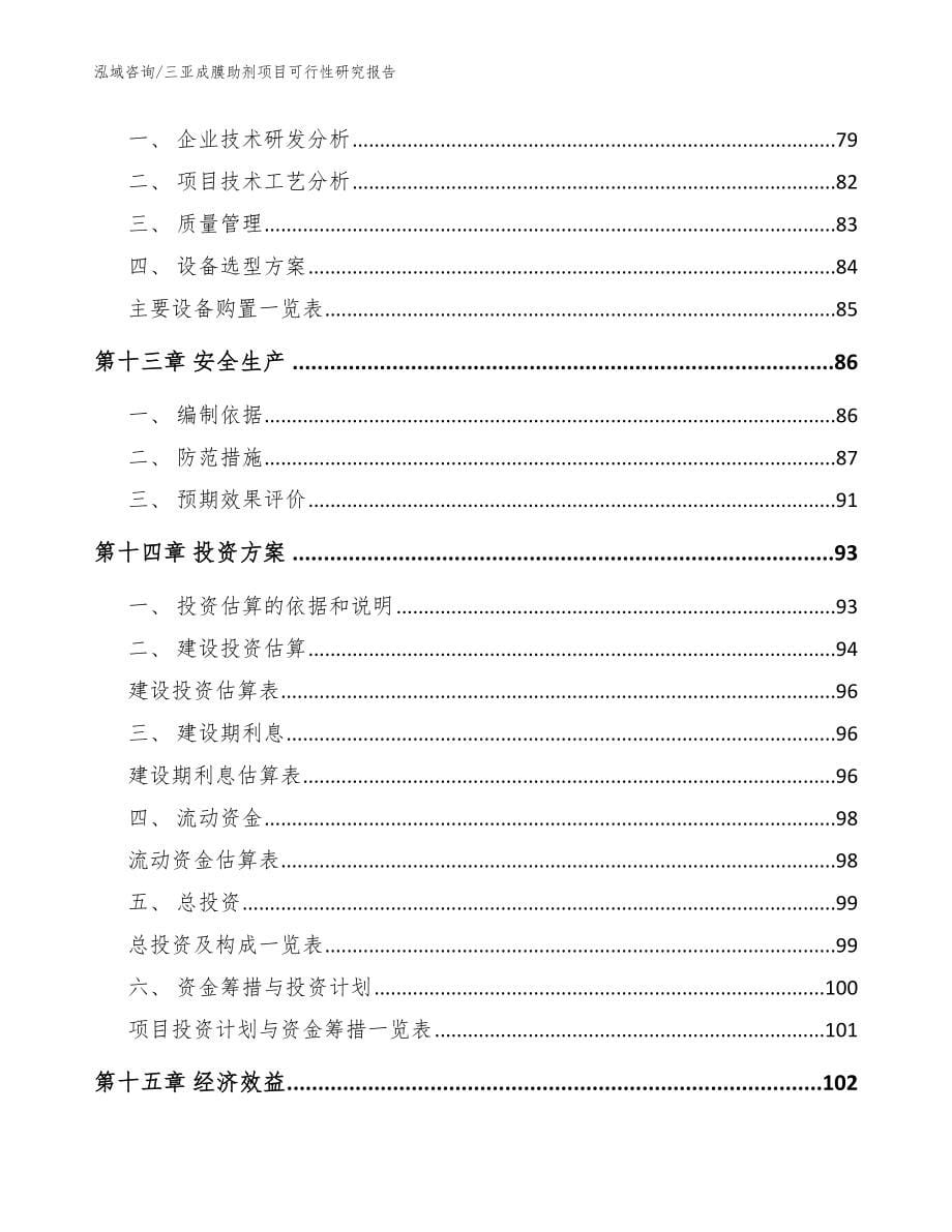 三亚成膜助剂项目可行性研究报告【参考范文】_第5页