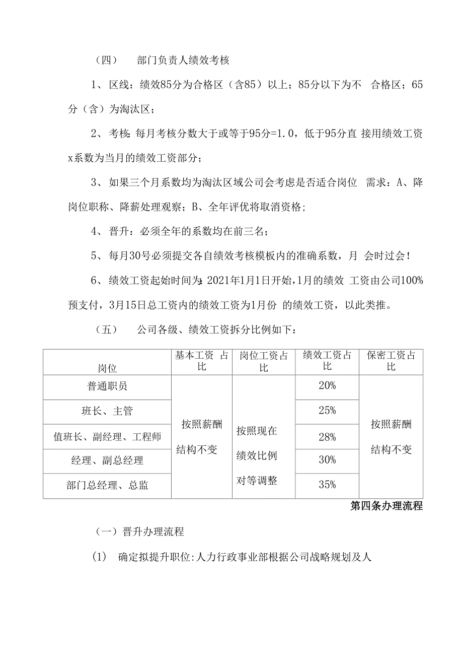 公司员工晋升、降职、淘汰管理制度_第4页