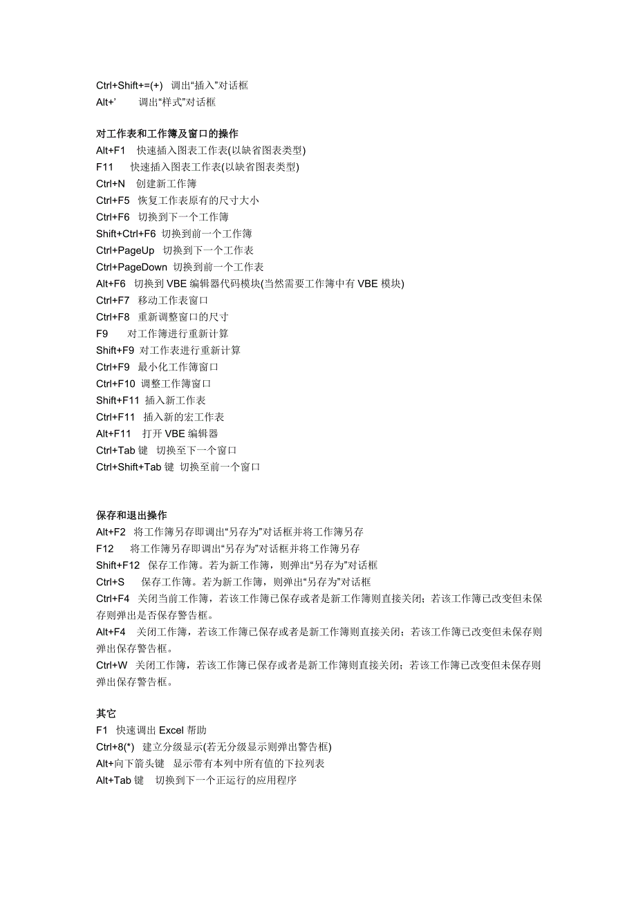 Excel快捷键大全.doc_第4页