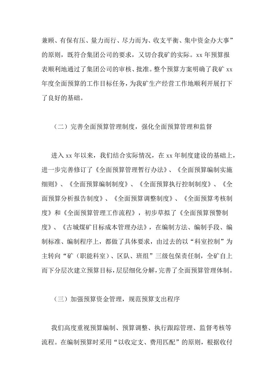 全面预算工作总结_第2页