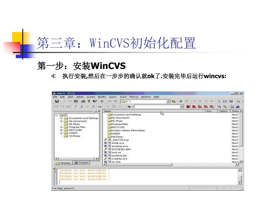 WinCVS操作手册PPT课件_第3页