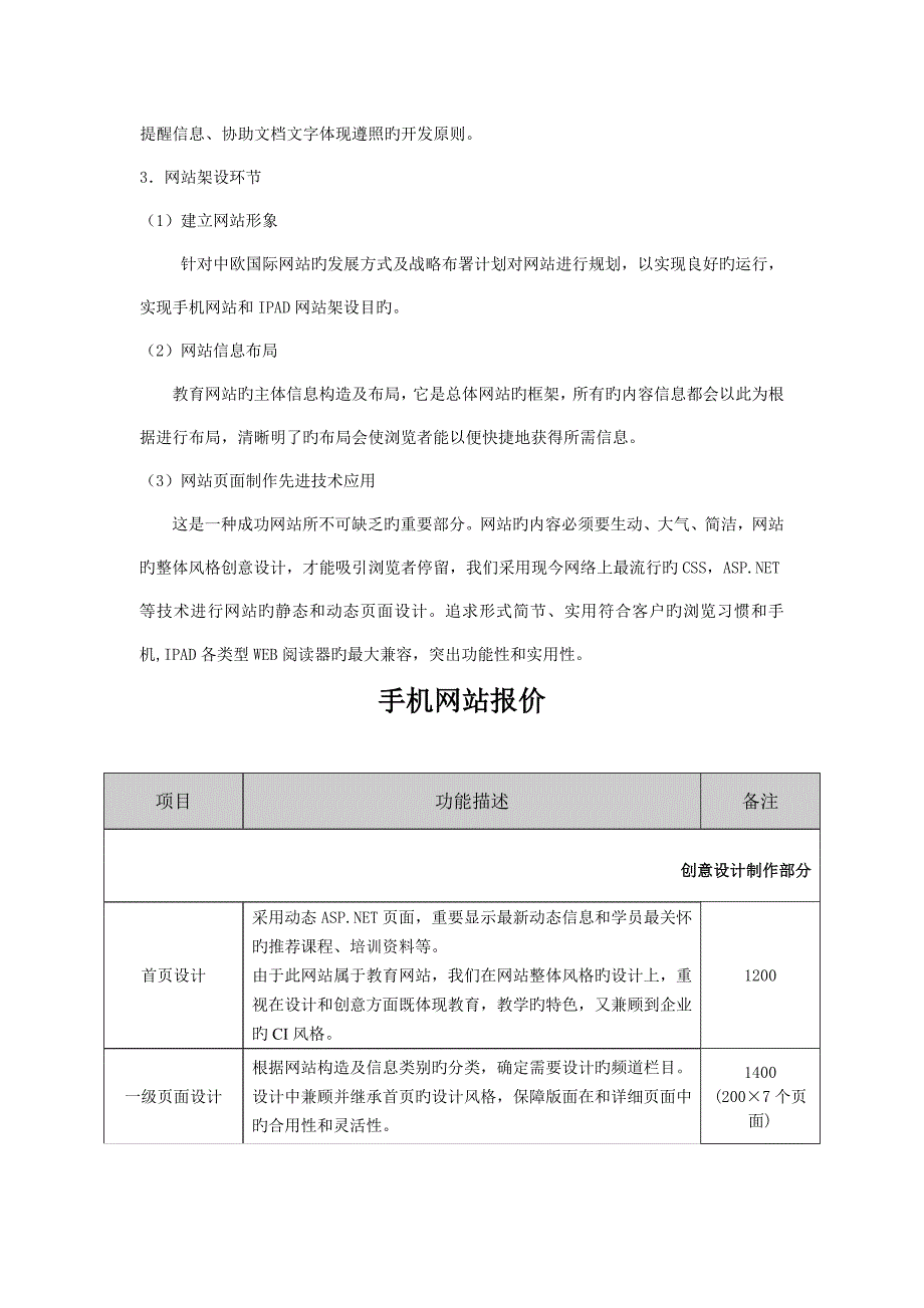 国际学校网站建设报价方案_第2页