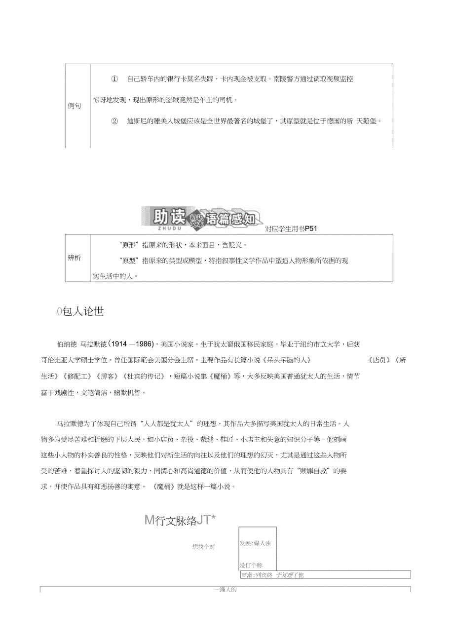 2019学年高中语文选修短篇小说选读教学案：专题六第13课魔桶含答案_第3页