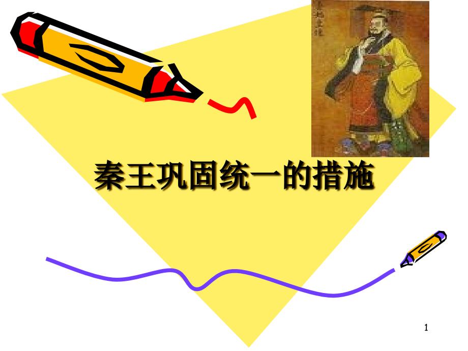 秦王巩固统一的措施_第1页