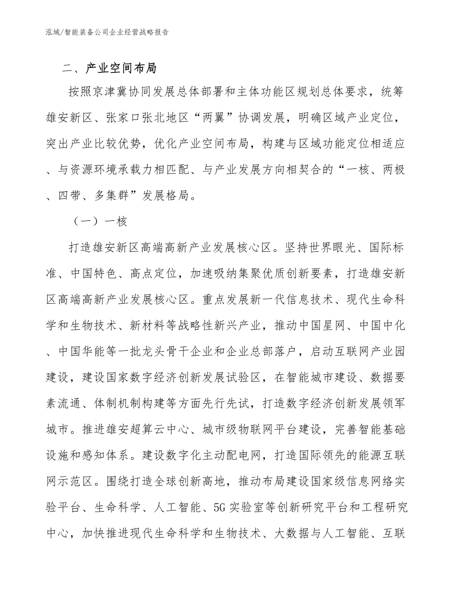 智能装备公司企业经营战略报告_第4页