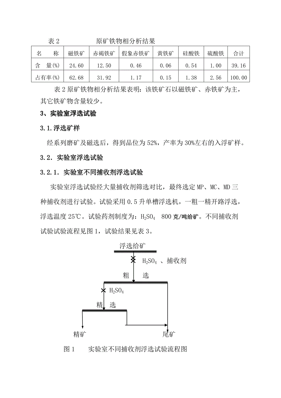 某铁矿应用新型MP捕收剂实验室及工业试验研究.doc_第2页