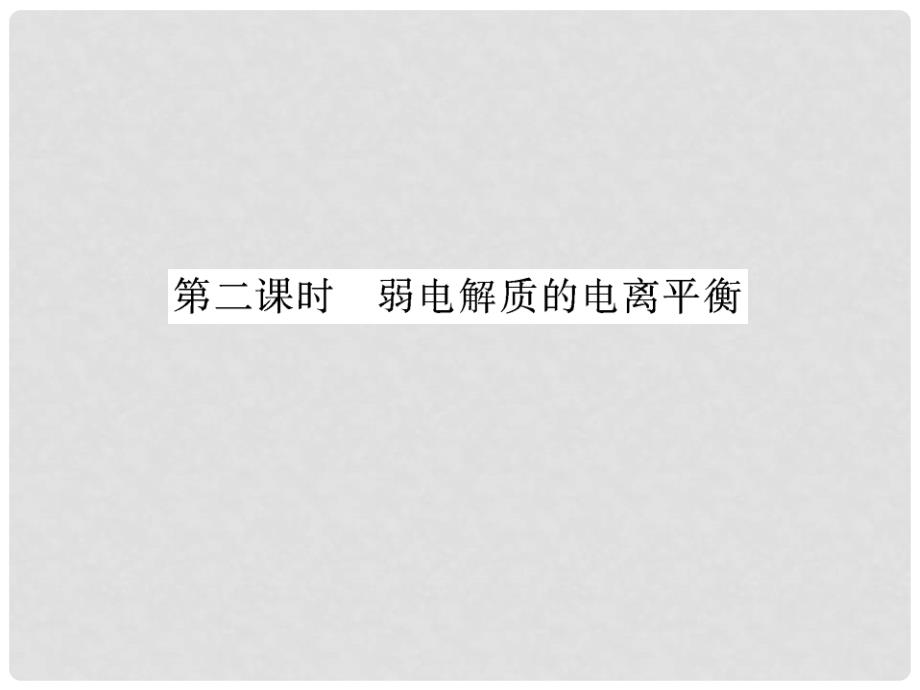 高中化学 3.1.2 弱电解质的电离平衡课件 苏教版选修4_第4页