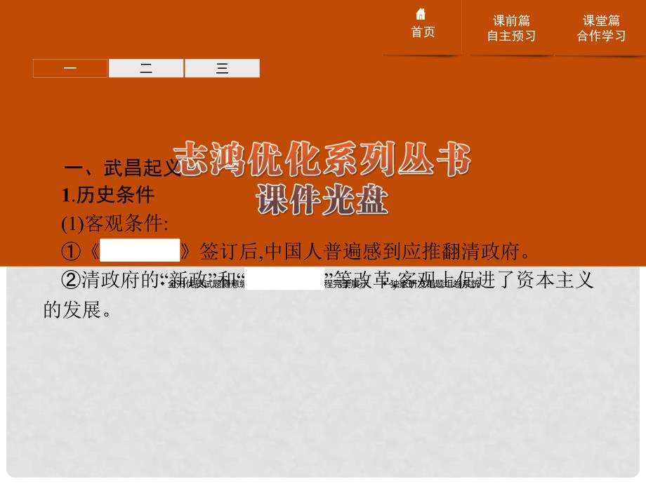 高中历史 第四单元 近代中国反侵略、求民主的潮流 13 辛亥革命课件 新人教版必修1_第3页