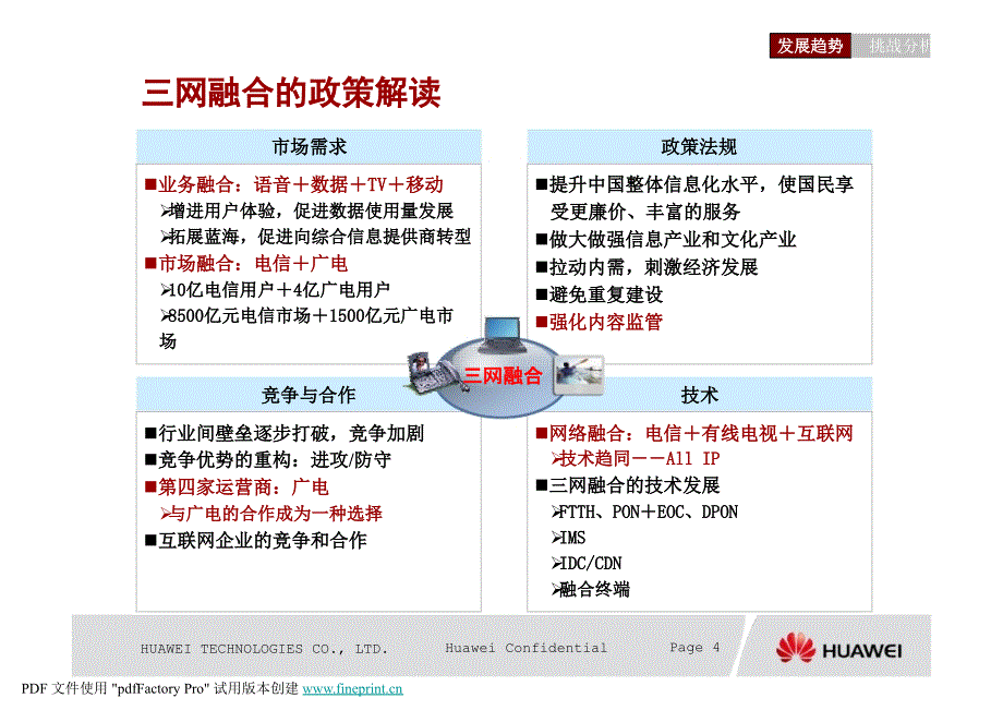 三网融合承载网络解决方案——华为_第4页