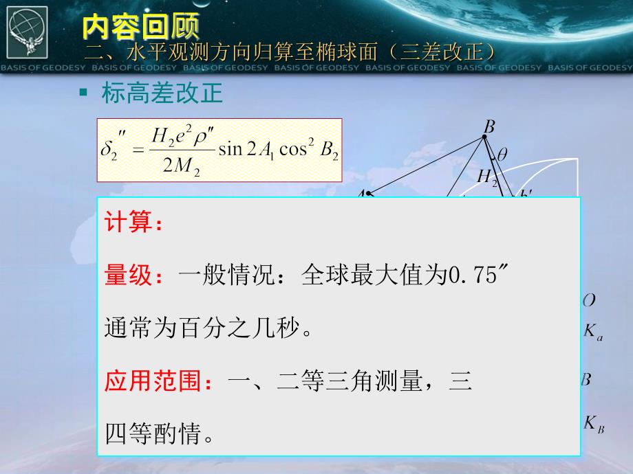 地面观测元素归算至椭球面_第4页