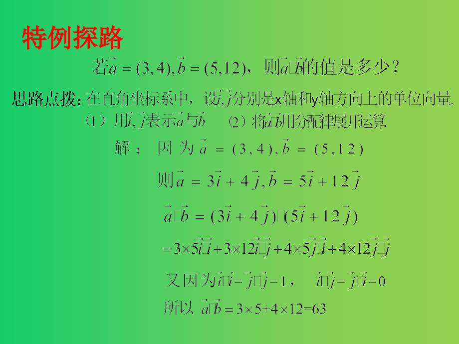 《平面向量数量积的坐标表示》_第3页