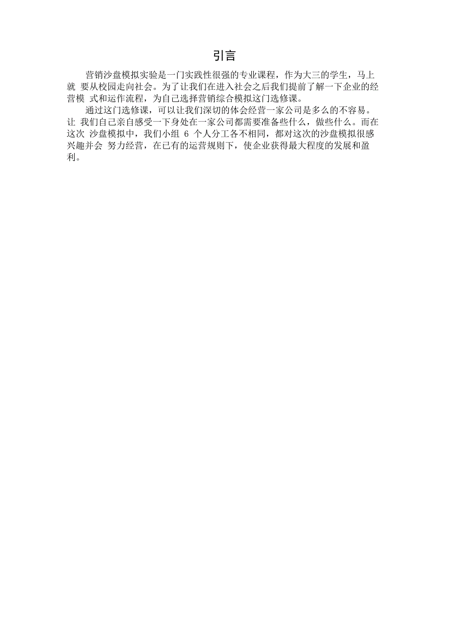 营销沙盘模拟课设_第2页