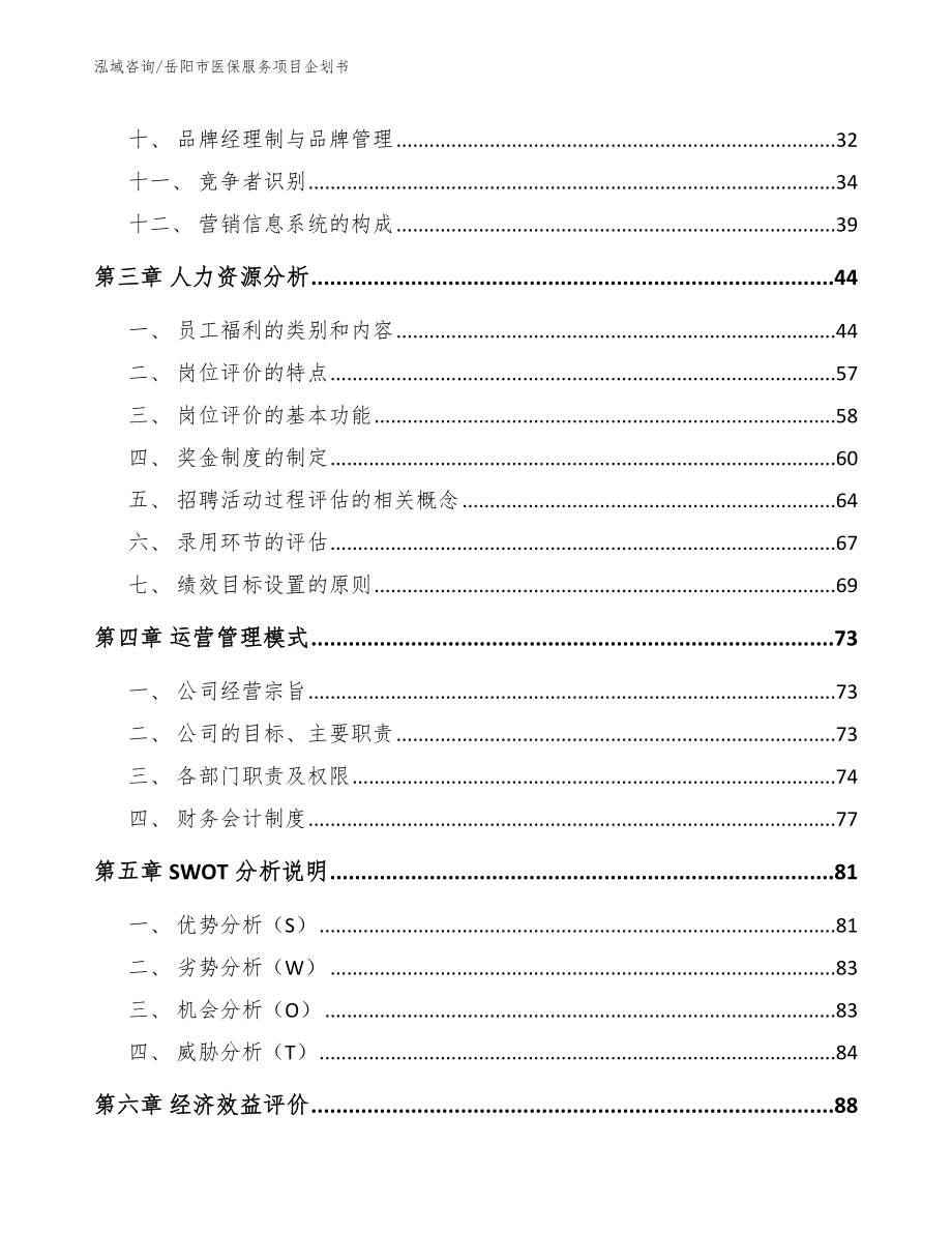 岳阳市医保服务项目企划书_第2页