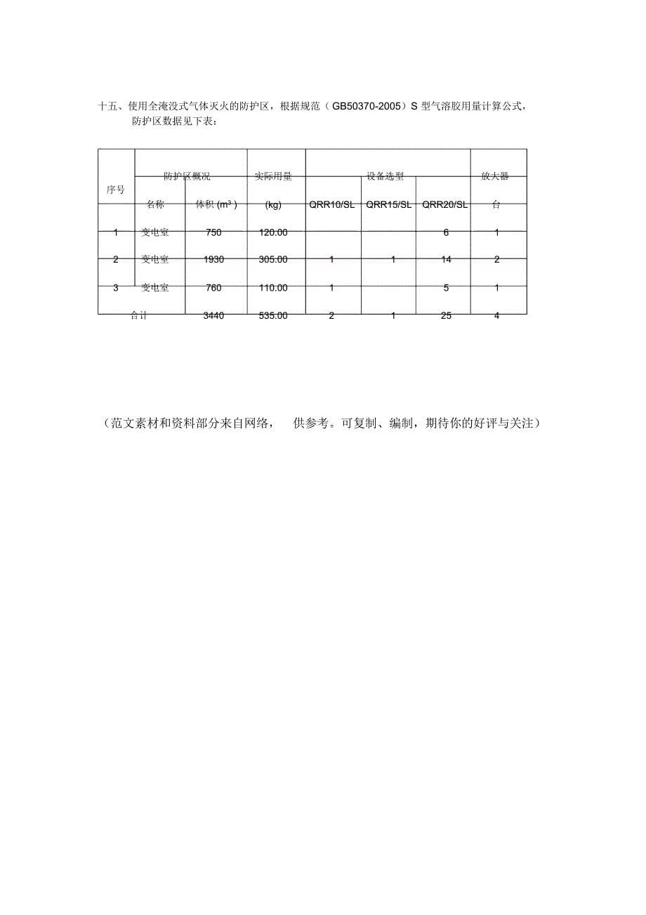 气溶胶灭火系统设计及安装说明_第5页