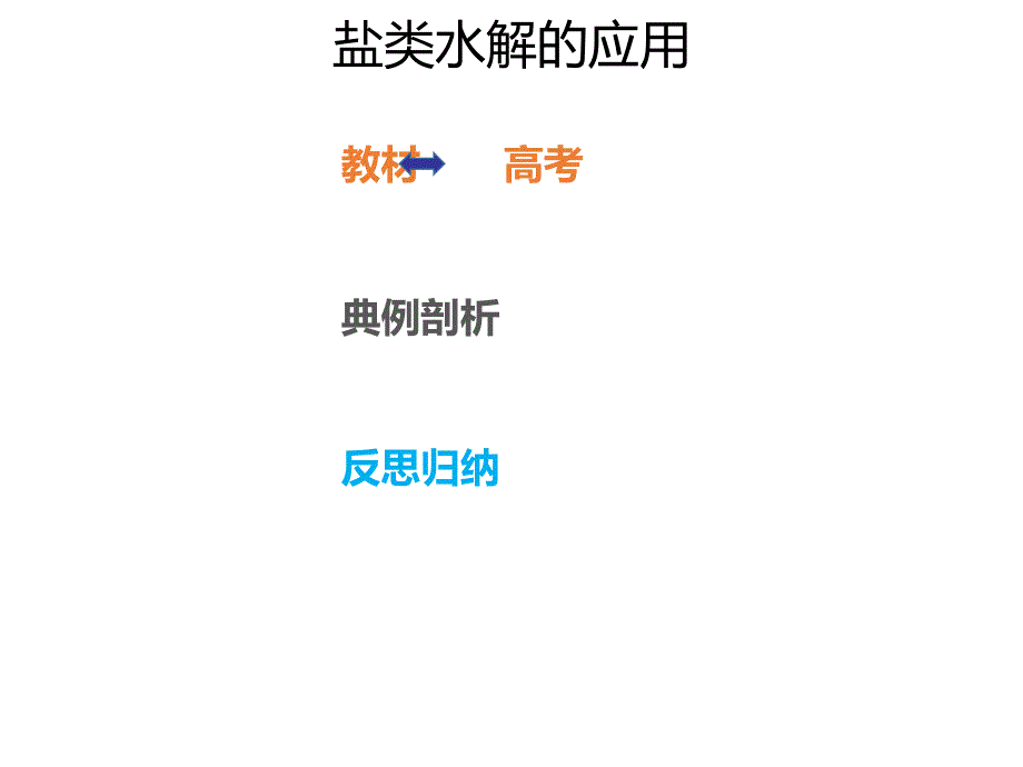 高三化学一轮复习专题8.3.3盐类水解的应用.pptx课件_第1页