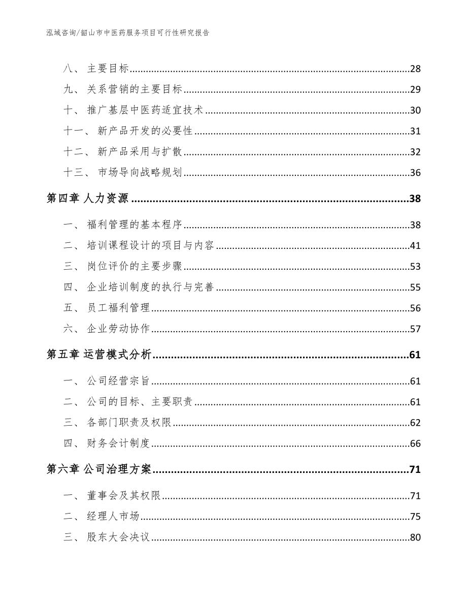 韶山市中医药服务项目可行性研究报告_范文参考_第2页