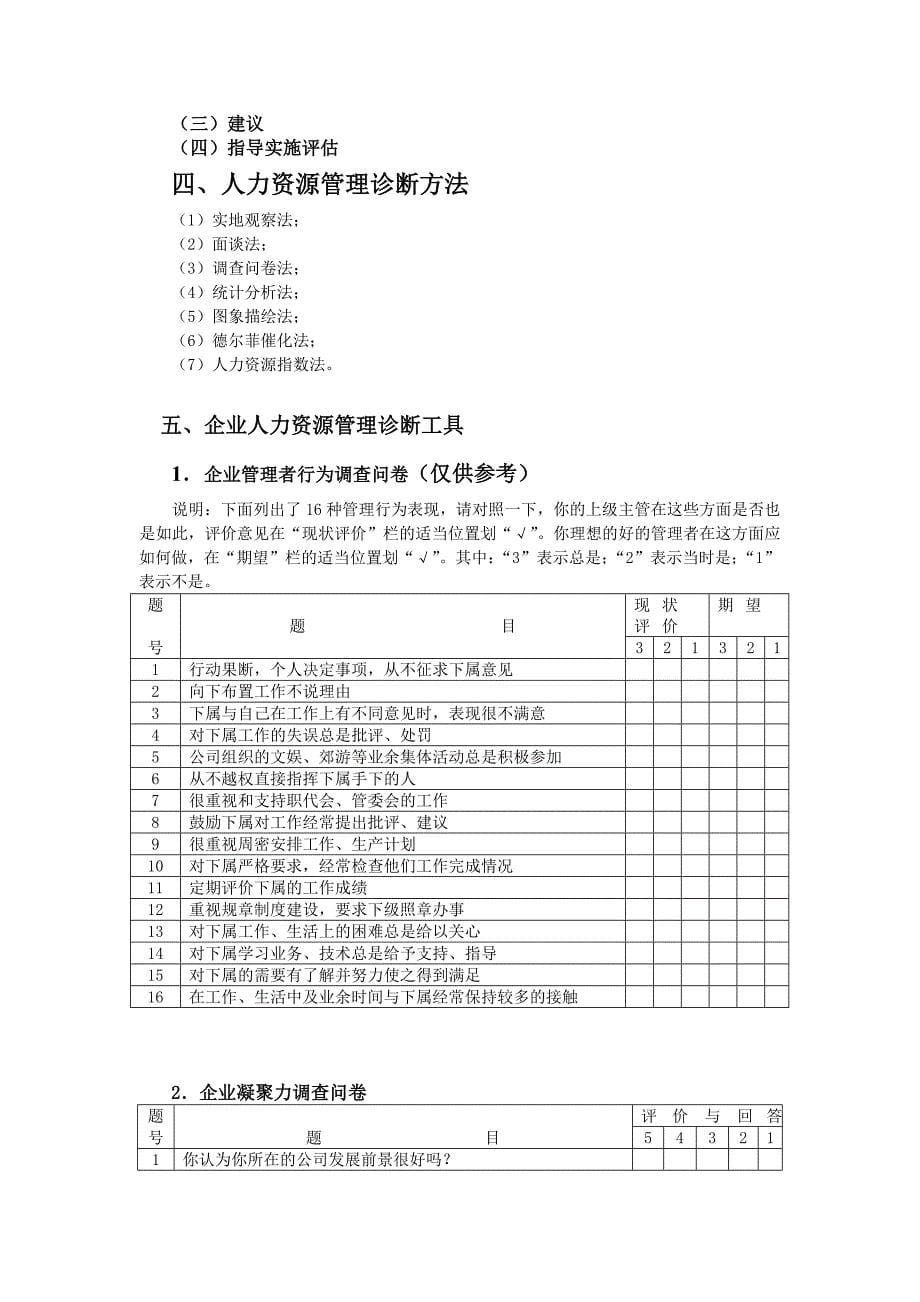 现代企业人力资源开发与管理部分讲座_第5页