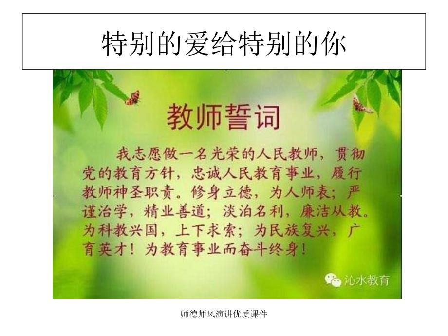 师德师风演讲优质课件经典实用_第1页