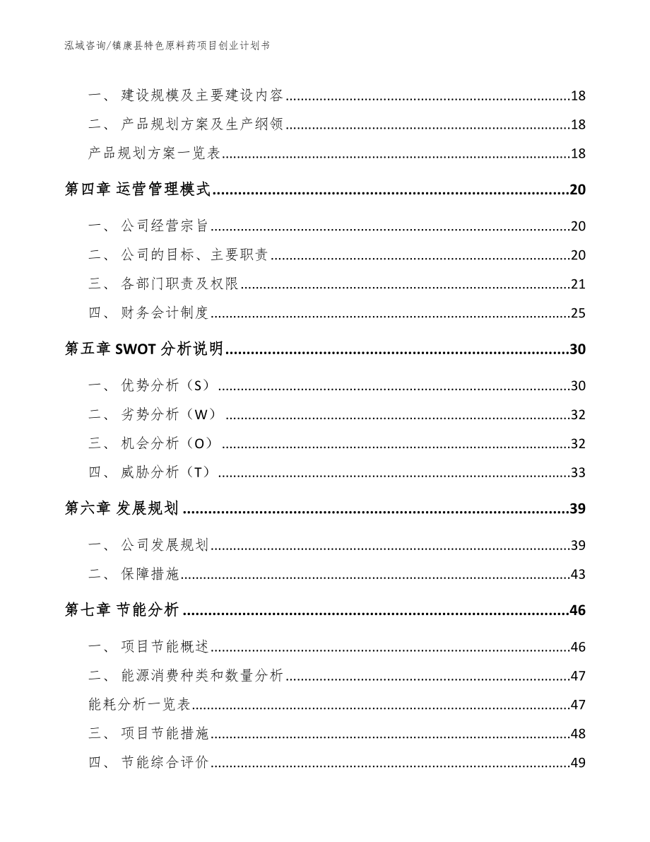 镇康县特色原料药项目创业计划书范文_第2页