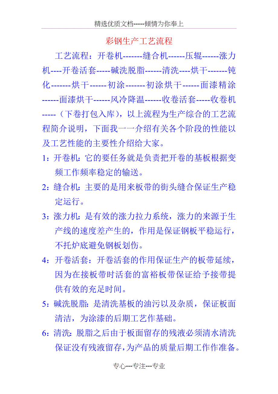 山西彩钢生产工艺流程_第1页