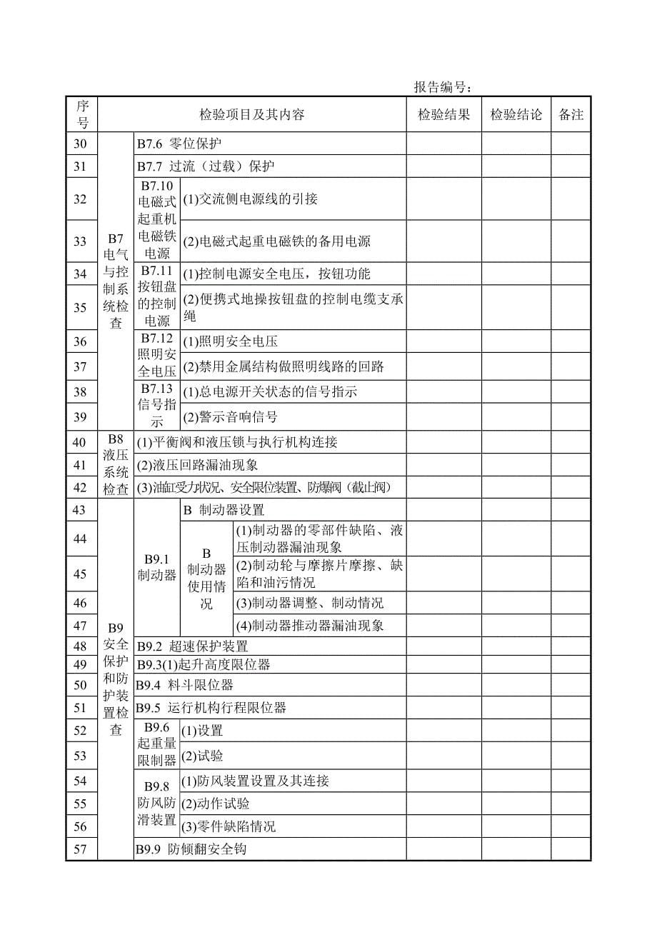 桥门式起重机械定期检验报告_第5页