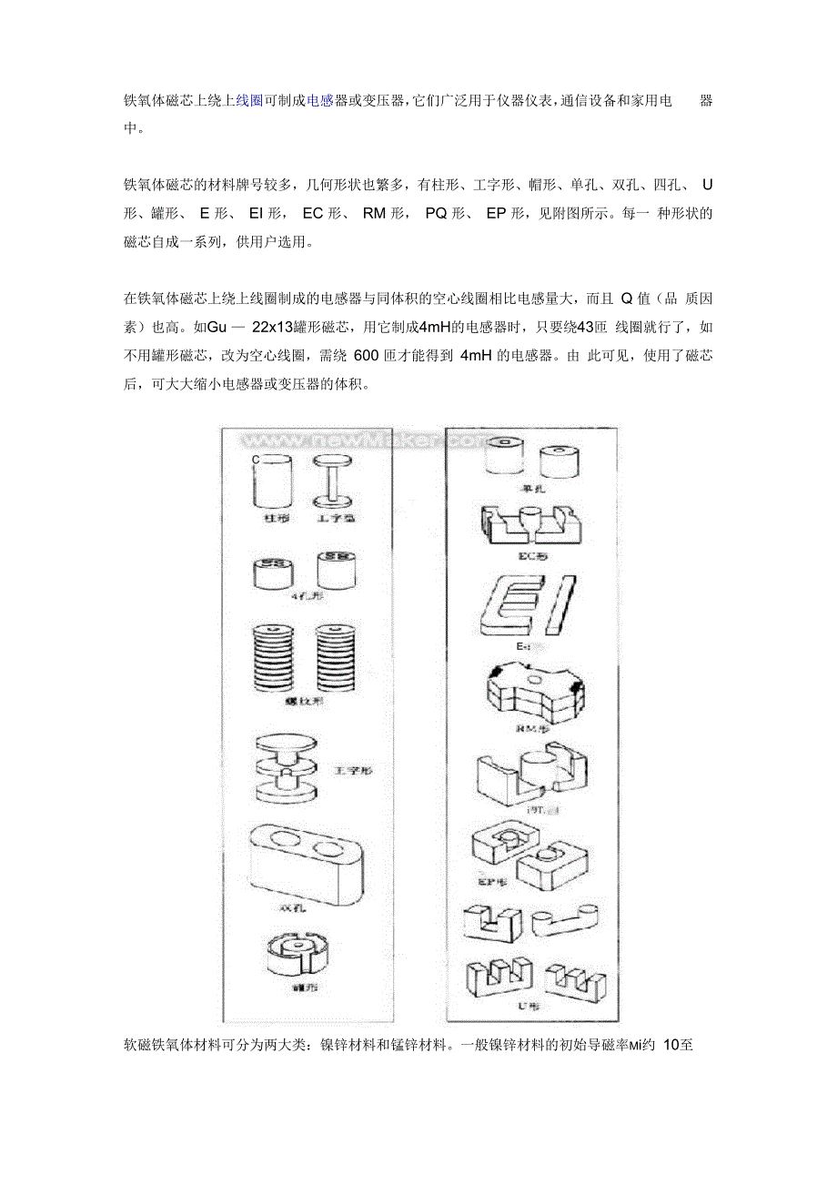 铁氧体磁芯_第1页