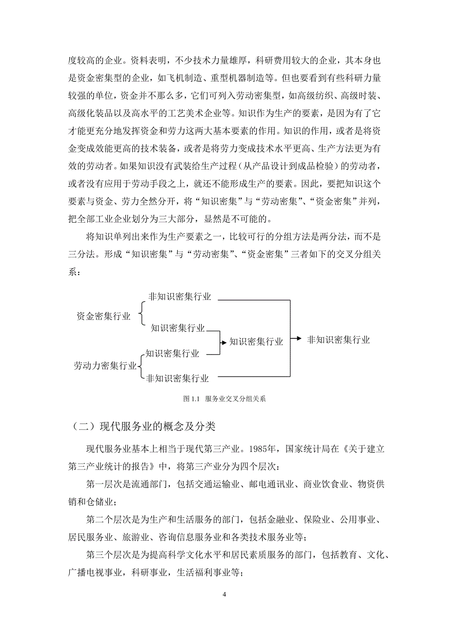 基于知识要素密集度的服务业划分浅析——以上海市为例_第4页