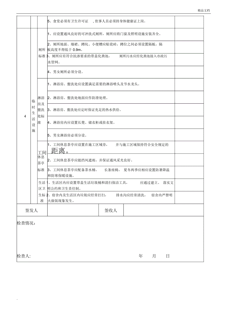 文明施工检查记录表_第3页