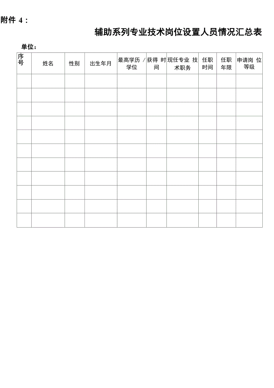 辅助系列专业技术岗_第4页