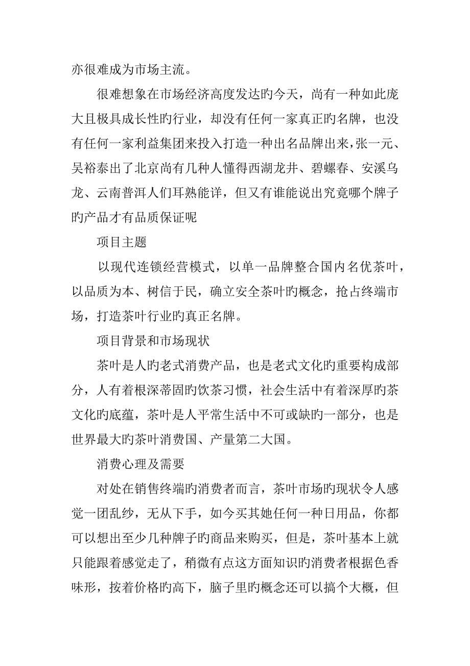 公司项目策划书_第5页