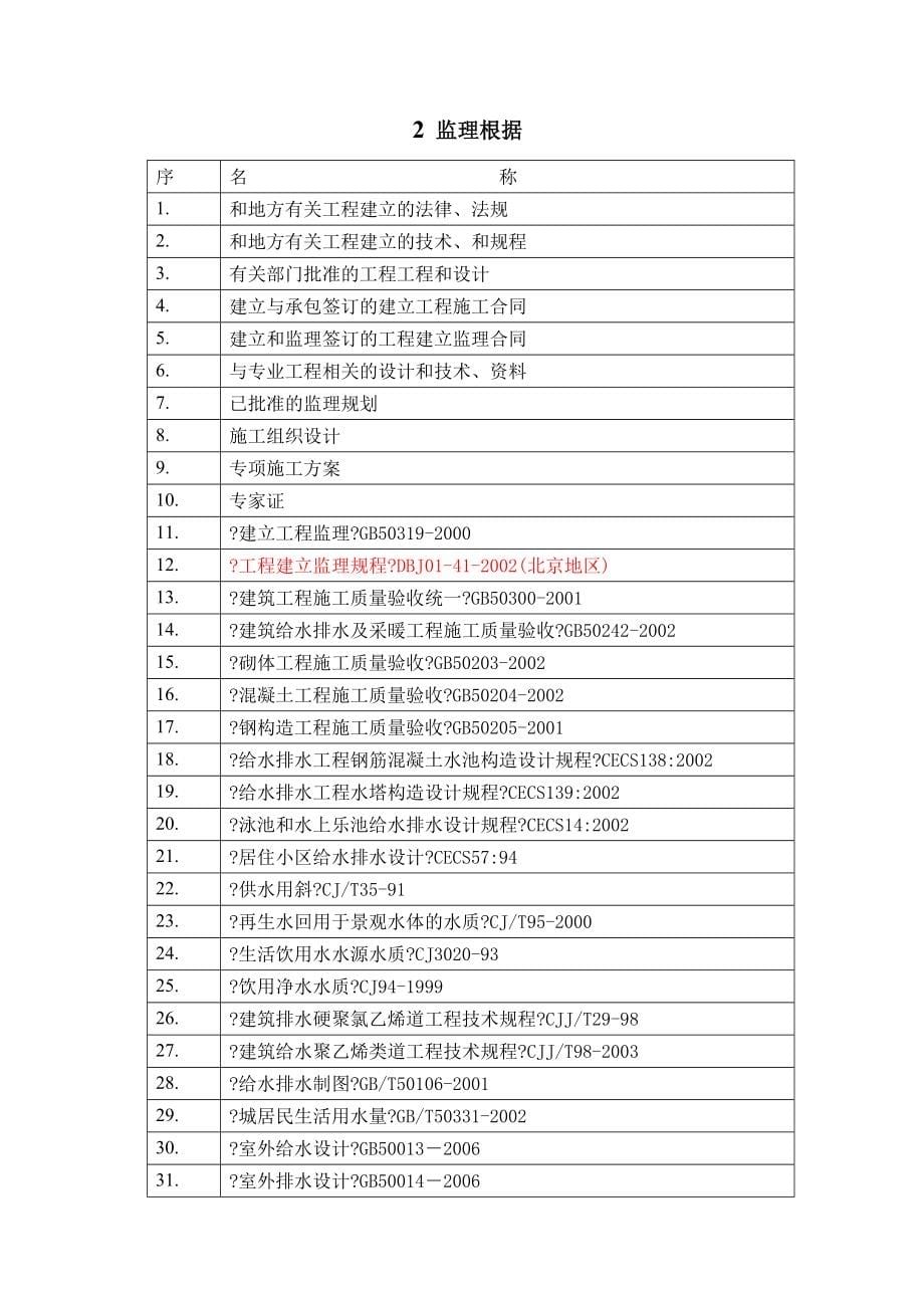 建筑给排水及采暖工程监理实施细则_第5页