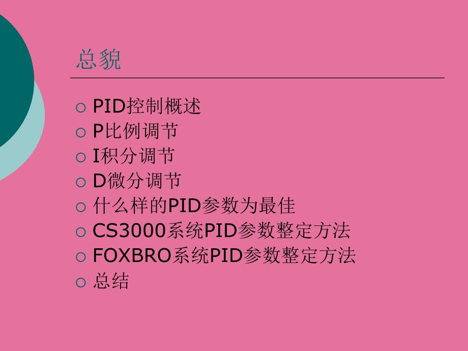 PID参数调节原理和整定方法CS3000ppt课件_第2页