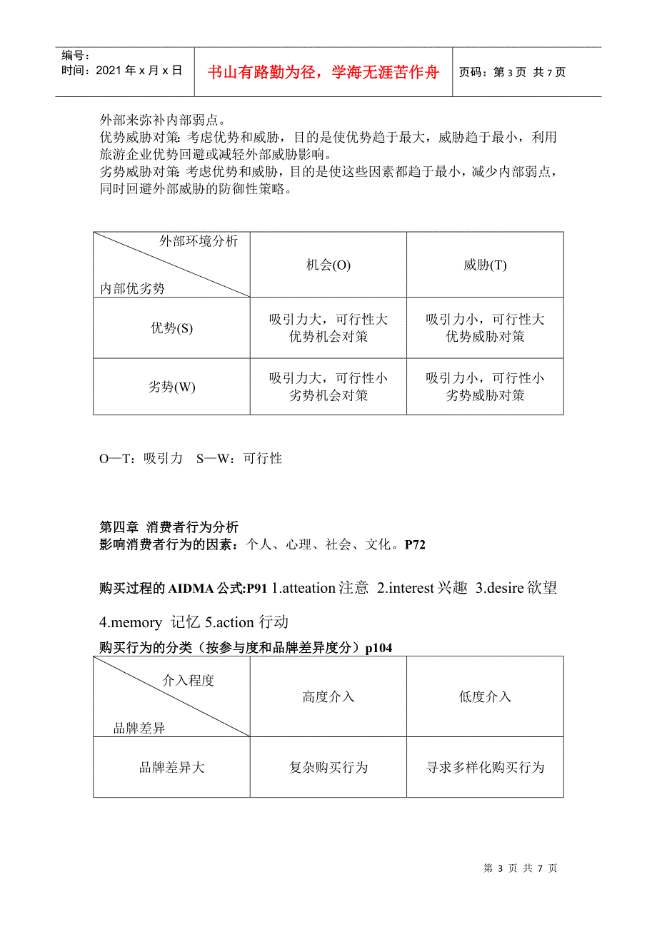 旅游市场营销期末总复习资料_第3页