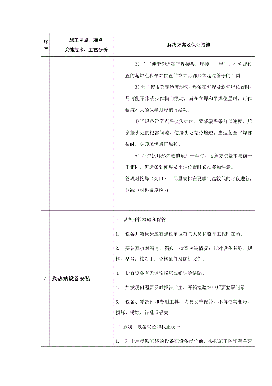 关键技术施工的重点、难点及解决方案_第4页