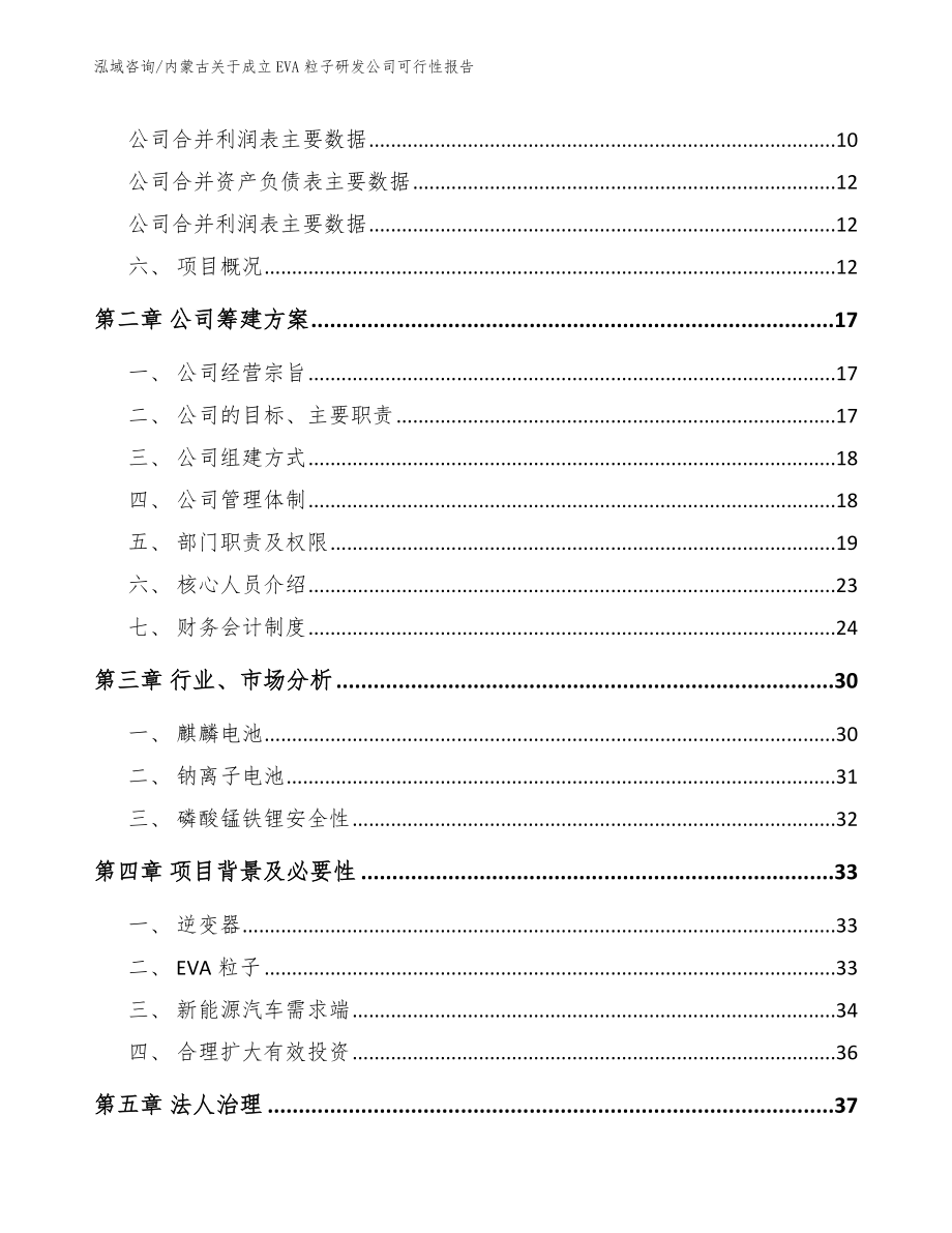 内蒙古关于成立EVA粒子研发公司可行性报告_范文_第4页