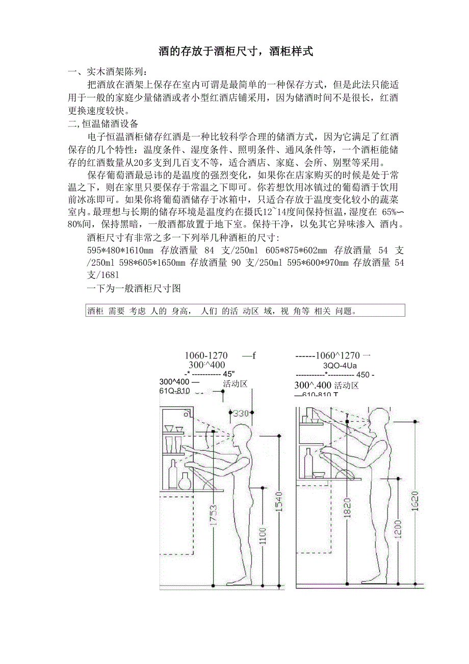 书柜、衣柜、酒柜设计常用尺寸参数_第2页