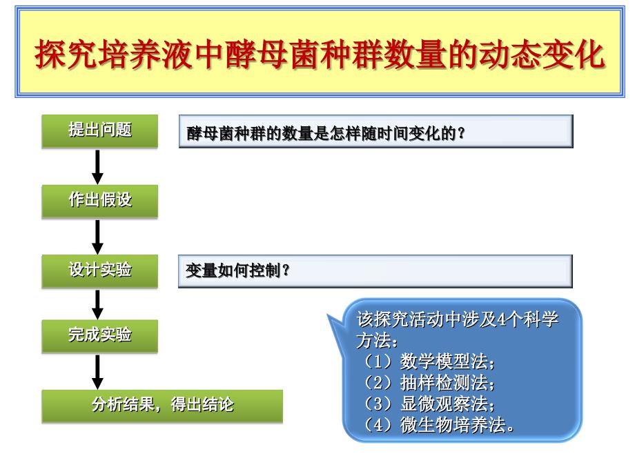 探究培养液中酵母菌种群数量的动态变化.ppt_第1页