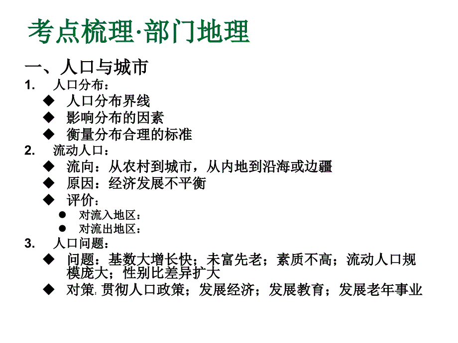 最新地理考前讲座40PPT课件_第2页